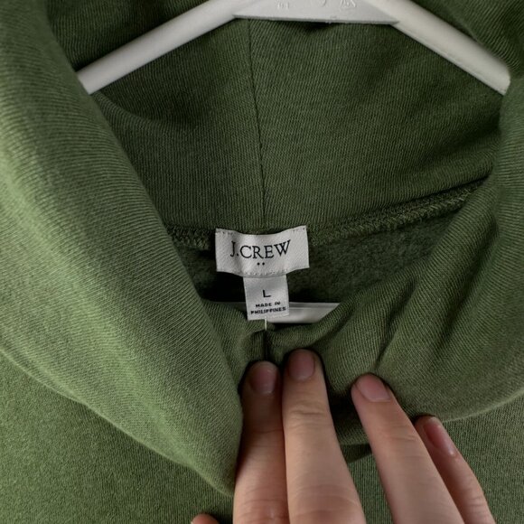 NWT J. Crew Baggy Turtleneck Sweater Fleece Lightweight Long Sleeve Pullover - Picture 8 of 13